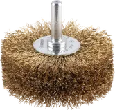 Проволочная щетка Bosch PRO Wood clean с латунным покрытием для дрелей.