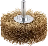 Проволочная щетка Bosch PRO Wood clean с латунным покрытием для дрелей.