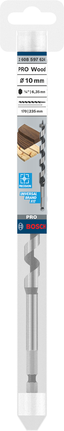 Сверло Bosch PRO для точного сверления древесины, размер сверла 10 x 170 x 235 мм.
