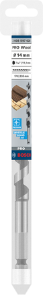 Сверло Bosch PRO для точного сверления древесины, размер сверла 14 x 170 x 235 мм.