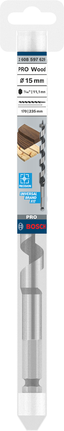 Сверло Bosch PRO для глубокого сверления древесины, диаметр 15 мм.