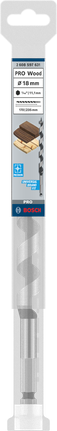 Сверло Bosch PRO для сверления древесины, размер сверла 18 x 170 x 235 мм.