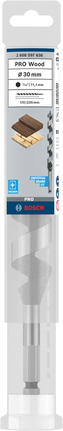 Сверло Bosch PRO Wood Auger Bit 30 мм для глубокого сверления древесины.