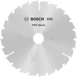 Пильный диск Bosch PRO для циркулярной пилы по дереву, диаметр 216 мм, 24 зуба.