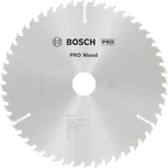 Пильный диск Bosch PRO для циркулярной пилы по дереву 216 мм T48 обеспечивает чистый срез древесины.