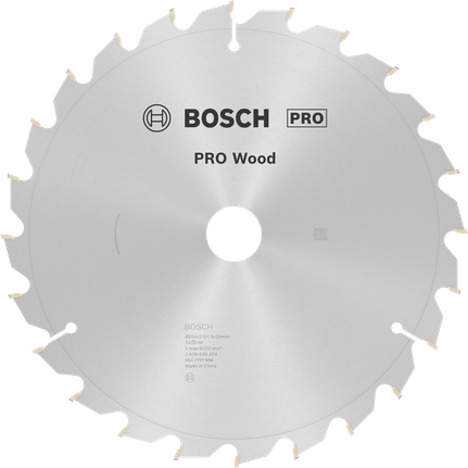 Пильный диск для циркулярной пилы Bosch PRO по дереву 254 мм, тип T24.