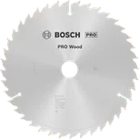 Пильный диск Bosch PRO для циркулярной пилы по дереву диаметром 254 мм обеспечивает чистую распиловку древесины.