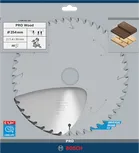 Пильный диск Bosch PRO для циркулярной пилы по дереву 254 мм T40 для чистых распилов древесины.