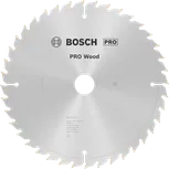 Пильный диск Bosch PRO для циркулярной пилы по дереву диаметром 254 мм обеспечивает чистый срез древесины.