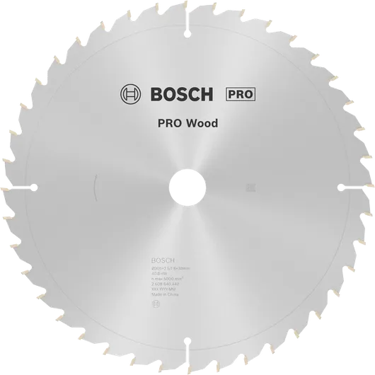 Пильный диск Bosch PRO для циркулярной пилы по дереву, 305 мм, T40.