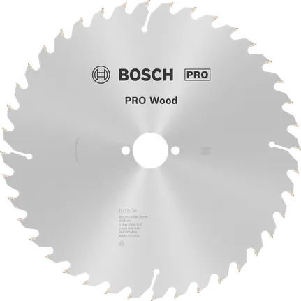 Пильный диск Bosch PRO для циркулярной пилы по дереву диаметром 254 мм обеспечивает чистый срез древесины.