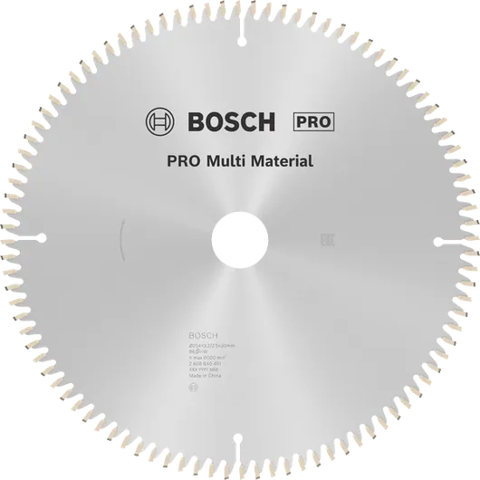 Пильный диск Bosch PRO Multi Material Circular Saw Blade T96.