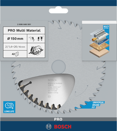 Пильный диск Bosch PRO Multi Material 150 мм.