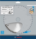 Пильный диск Bosch PRO Multi Material 200 мм.