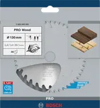 Пильный диск Bosch PRO для циркулярной пилы по дереву диаметром 130 мм для точной распиловки древесины.