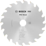 Пильный диск Bosch PRO для циркулярной пилы по дереву, размер 140 x 2,4 x 20 мм.