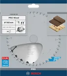 Пильный диск Bosch PRO Wood Circular Saw 160 мм T24 для распиловки древесины.