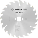 Пильный диск Bosch PRO Wood 160 мм T24 для циркулярной пилы по дереву.