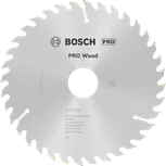 Пильный диск Bosch PRO Wood диаметром 165 мм для точной распиловки древесины.