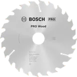 Пильный диск Bosch PRO Wood 180 мм T24 для циркулярной пилы по дереву.