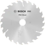 Пильный диск Bosch PRO для циркулярной пилы по дереву, 210 мм, T24.