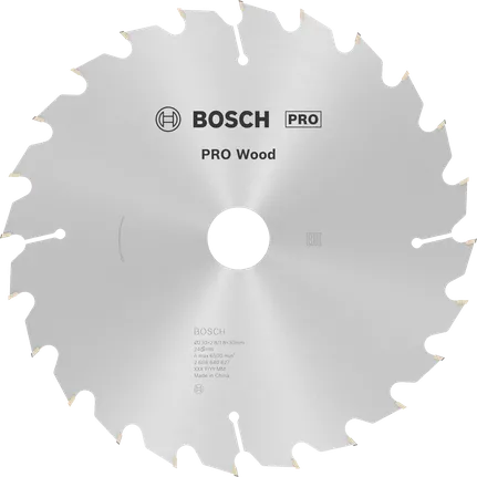 Пильный диск Bosch PRO Wood Circular Saw 230 мм T24 для распиловки древесины.