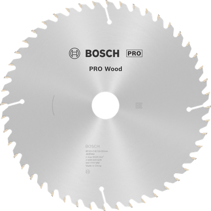 Пильный диск Bosch PRO Wood 230 мм T48.