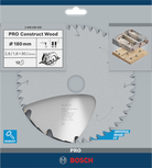 Пильный диск для циркулярной пилы Bosch PRO Construct по дереву, 180 мм.