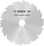 Пильный диск для циркулярной пилы Bosch PRO Construct по дереву, диаметр 210 мм.