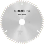 Пильный диск Bosch PRO для циркулярной пилы по дереву диаметром 216 мм предназначен для тонкой распиловки древесины.