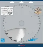 Пильный диск для циркулярной пилы Bosch PRO Construct по дереву, 300 мм.