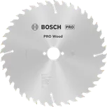 Пильный диск Bosch PRO для циркулярной пилы по дереву, 250 мм, T40.