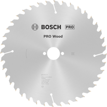 Пильный диск Bosch PRO для циркулярной пилы по дереву, 250 мм, T40.