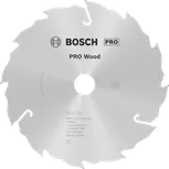 Пильный диск Bosch PRO Wood 160 мм для тонкой распиловки древесины.
