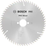 Пильный диск Bosch PRO Wood диаметром 190 мм для точной распиловки древесины.