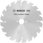 Пильный диск для циркулярной пилы Bosch PRO Construct по дереву, 250 мм.