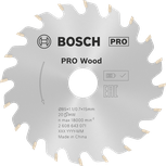Пильный диск Bosch PRO для циркулярной пилы по дереву диаметром 85 мм для точной распиловки древесины.