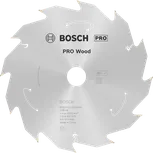 Пильный диск для аккумуляторной циркулярной пилы Bosch PRO Wood 160 мм T12.