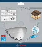 Пильный диск для аккумуляторной циркулярной пилы Bosch PRO Wood 160 мм T24.