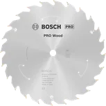 Пильный диск для аккумуляторной циркулярной пилы Bosch PRO Wood 165 мм T24.