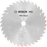 Пильный диск Bosch PRO Wood для беспроводной циркулярной пилы, диаметр 165 мм, для работы по дереву.