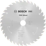 Пильный диск Bosch PRO Wood для беспроводной циркулярной пилы, диаметр 165 мм, для работы по дереву.