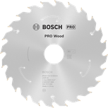 Пильный диск для аккумуляторной циркулярной пилы Bosch PRO Wood 165 мм T24.