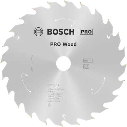 Пильный диск Bosch PRO Wood 173 мм T24.