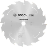 Пильный диск для аккумуляторной циркулярной пилы Bosch PRO Wood, диаметр 184 мм.