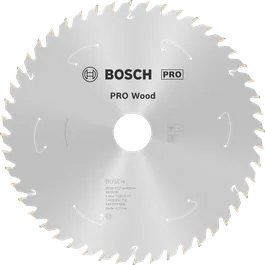 Аккумуляторная циркулярная пила Bosch PRO Wood T48 для точной распиловки древесины.