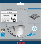 Пильный диск Bosch PRO Steel для аккумуляторной циркулярной пилы, 136 мм.