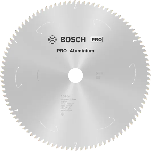 Пильный диск Bosch PRO из алюминия для аккумуляторной циркулярной пилы, 305 мм.
