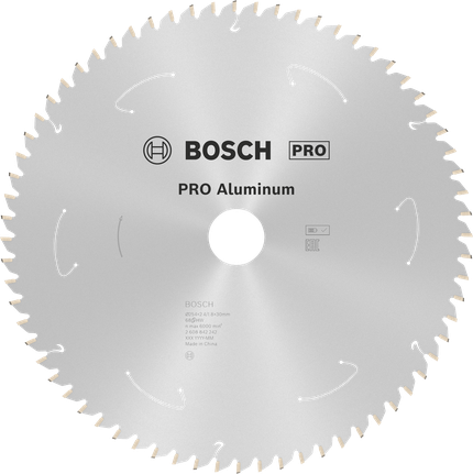 Пильный диск Bosch PRO из алюминия для аккумуляторной циркулярной пилы, 254 мм.