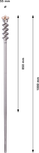 Сверло Bosch PRO SDS max-9 Break Through 55 мм.